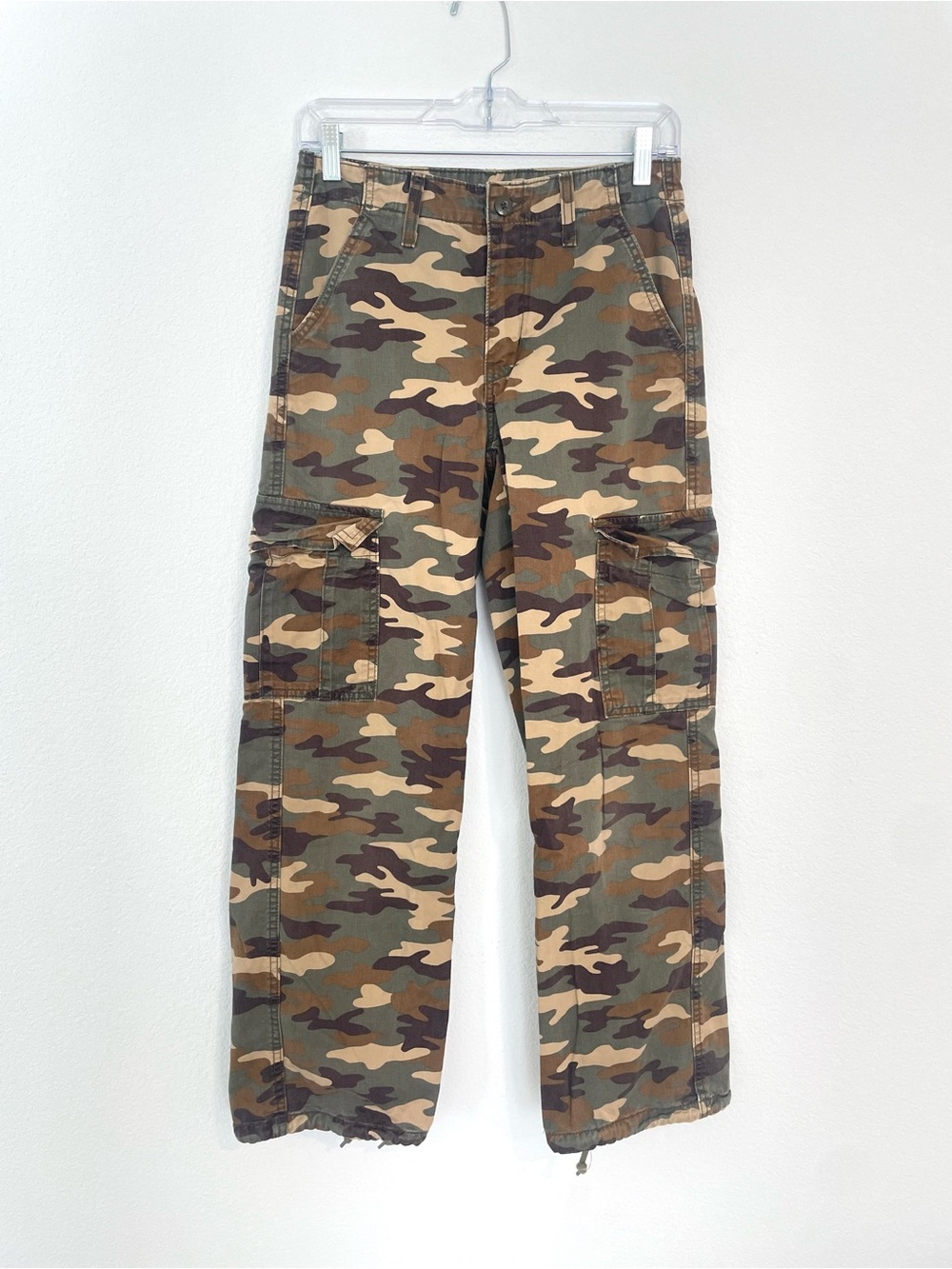 Levi’s '94 Baggy Camo Cargo Women’s 24x30 Pants Y2K Green/Brown